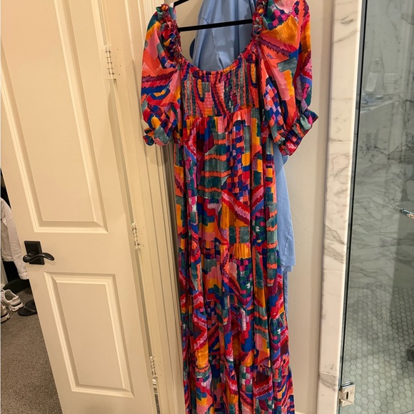 New with Tags Johnny Was Summer Day Dream Silk Maxi Dress - Picture 2 of 4